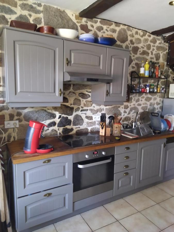Maison En Granit Bleue Lanhelin Bagian luar foto