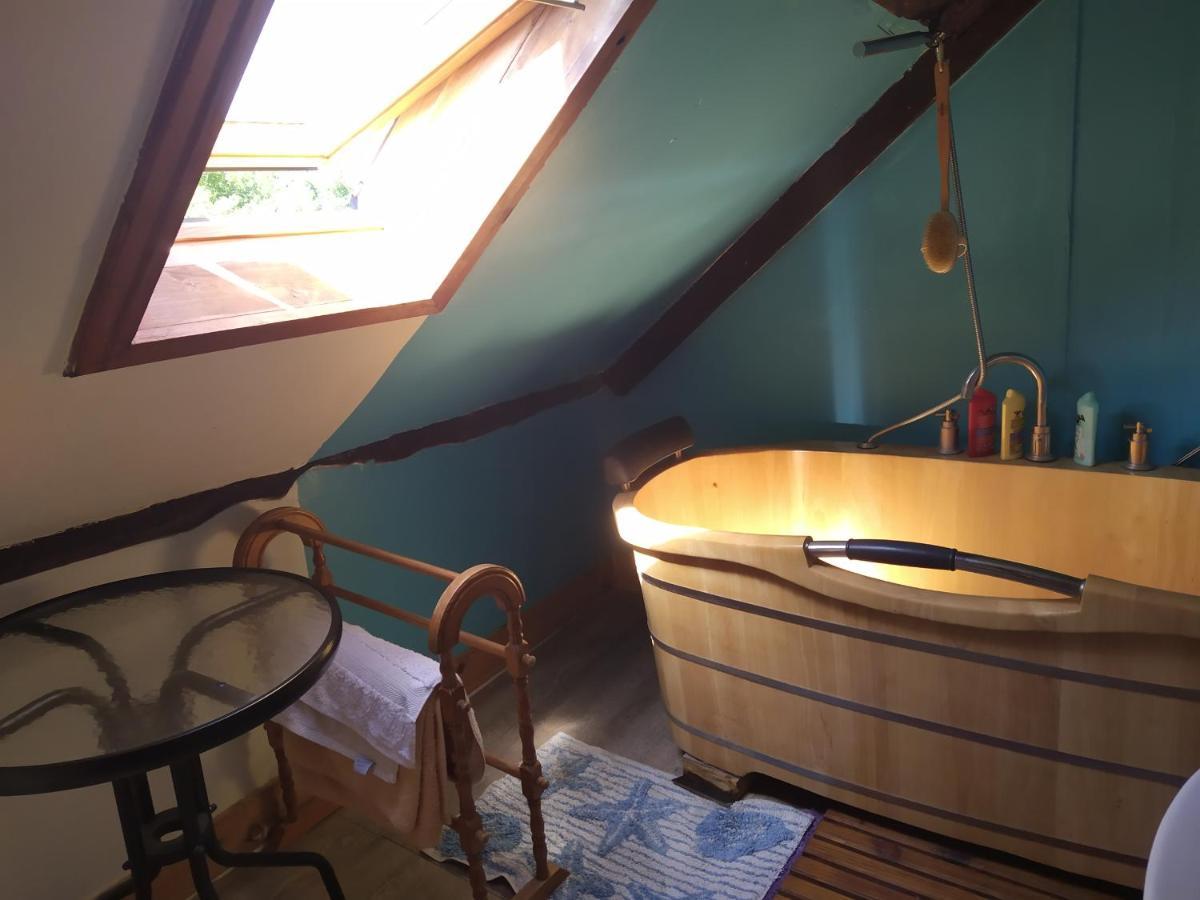 Maison En Granit Bleue Lanhelin Bagian luar foto